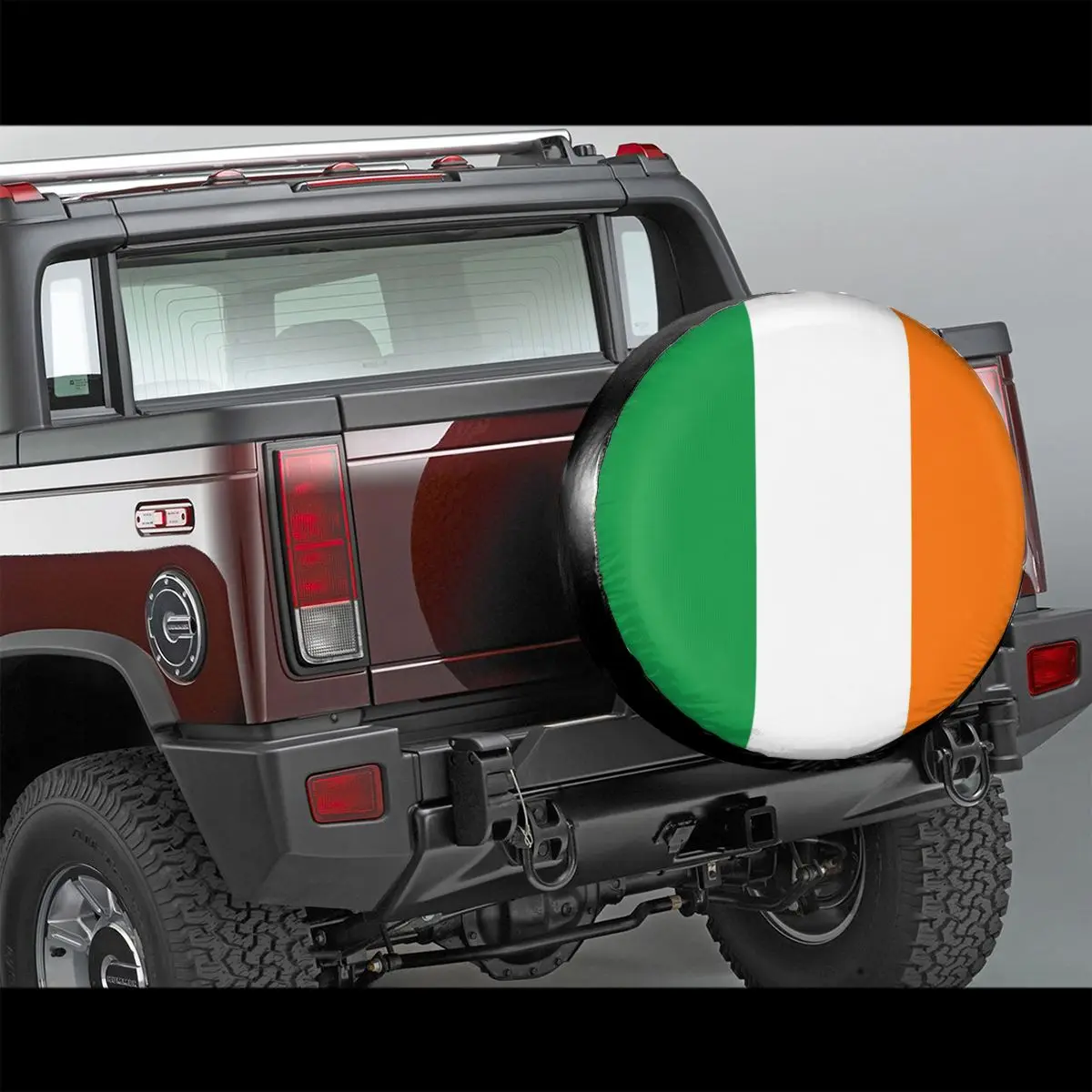 Flag Of Ireland Spare Tire Cover for Jeep Honda Custom Irish Patriotic Dust-Proof Car Wheel Covers 14