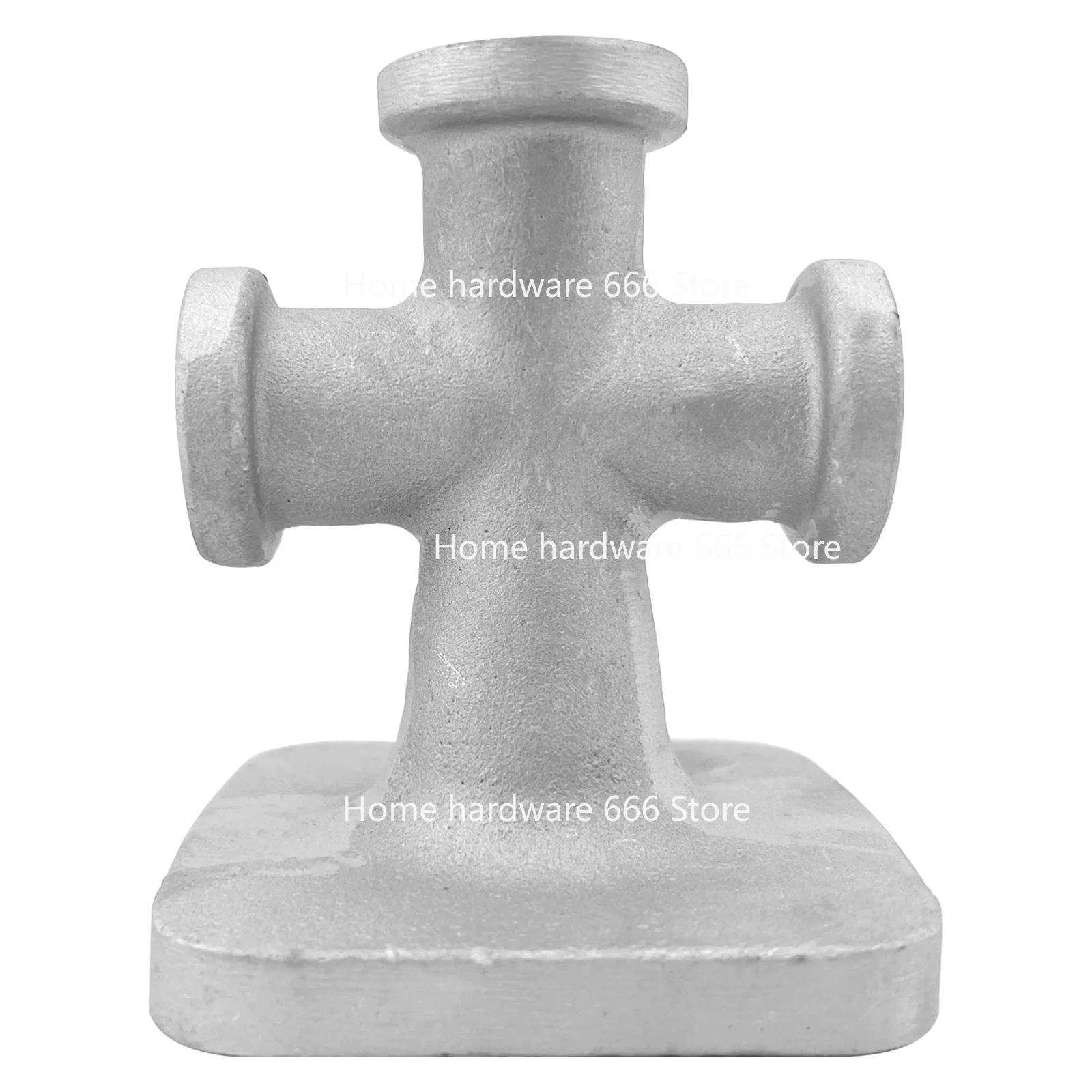 Cast Aluminum Cross Cable Pile, Precision Casting, Marine Yacht Hardware Accessories