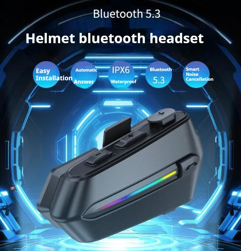 C10 Wireless Bluetooth Helmet Intercom Headset Ipx5 Waterproof Noise Reduction Music Share Outdoor Cycling Skiing Climbing image 6