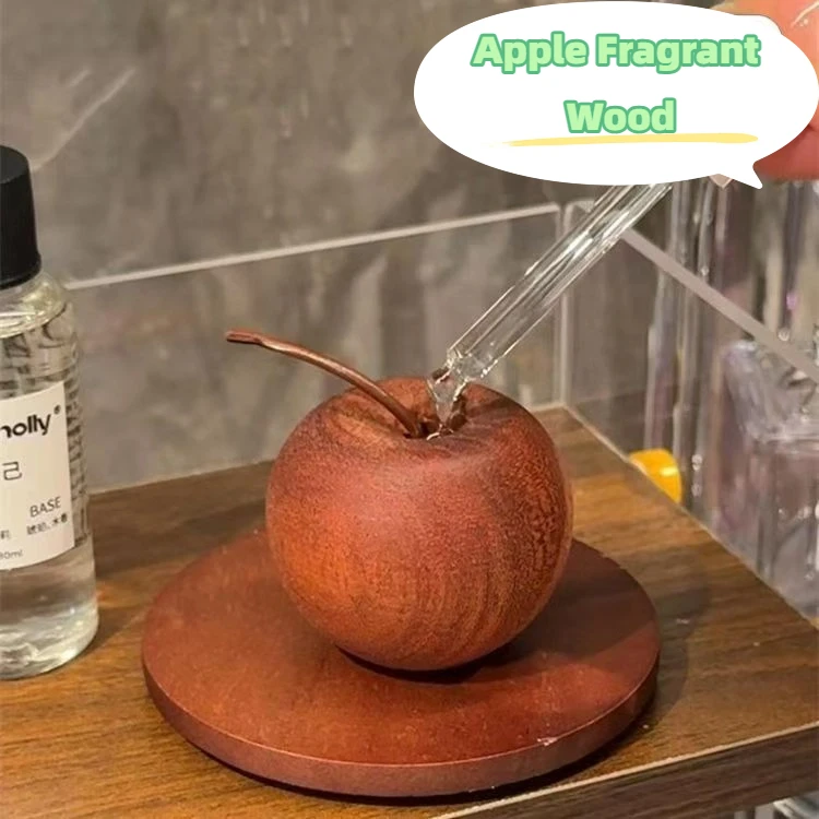 الإبداعية التفاح العطر الخشب الحد الأدنى الخشب الناشر الروائح غرفة المعيشة سيارة الديكور العطر زينة زخرفية