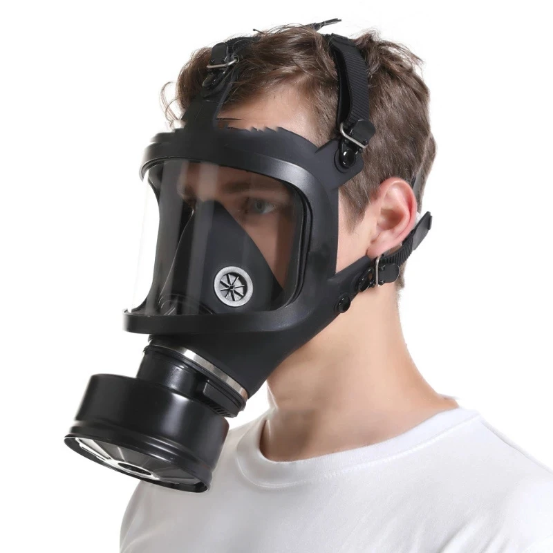 Self-Priming Full Face Mask Gas Mask Biological And Radioactive Pollution Anti-Nuclear Radiation MF14 Chemical Gas Mask