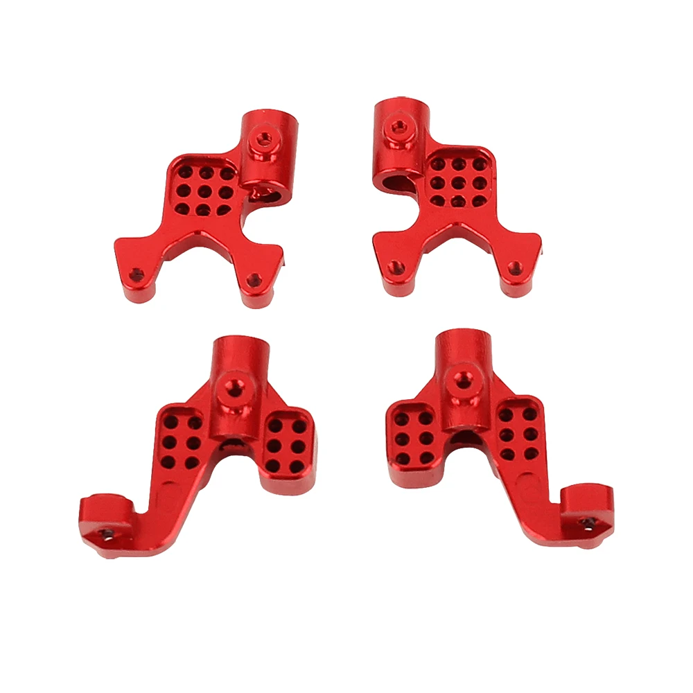 Metal Aluminum Front and Rear Shock Absorber Set Plate Shock Tower Vibration Reduction for 1/24 RC Axial SCX24 Car Upgrade Parts