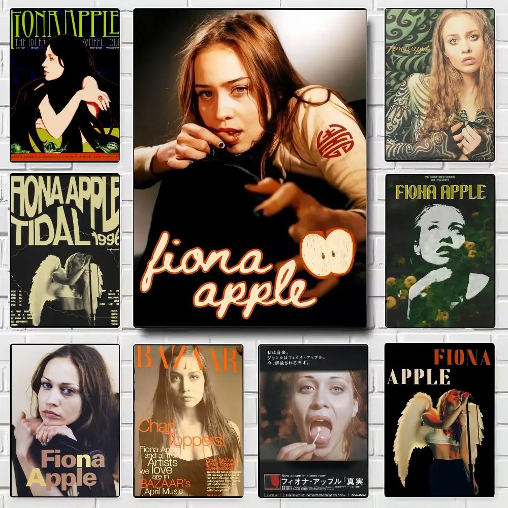 Singer Fiona Apple Poster Modern Wall Art for Bedroom Living Room Cafe Bar Aesthetic Home Decor Gift