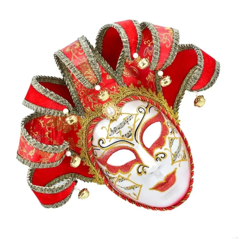 

L4ME Mask Cosplay Mask for Halloween Masquerade Mask Venetians Comedy Mask
