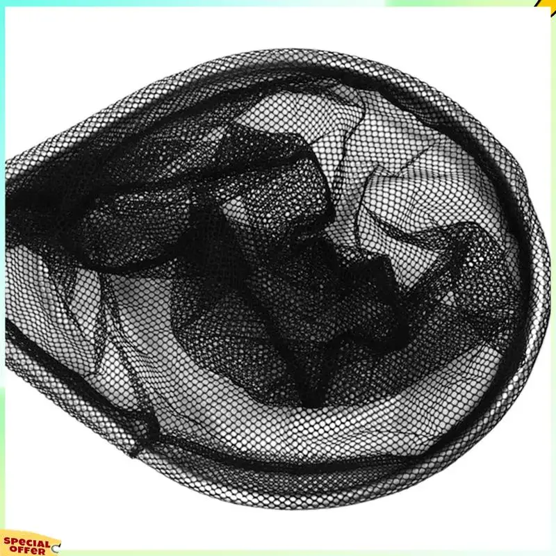 TURE 5X Aluminium Landing Nets Fly Fishing Fish Saver Nylon Knotless Mesh Trout Hand Net