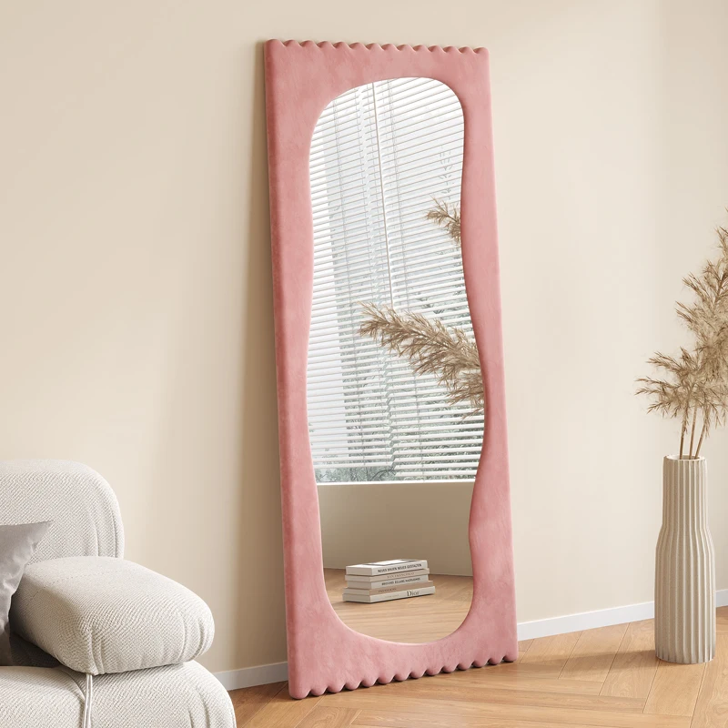 مرآة صغيرة واقفة لكامل الجسم غرفة نوم الشمال الفاخرة مرآة طويلة تصميم كامل الجسم الأميرة Espejos Decorativos غرفة الديكور