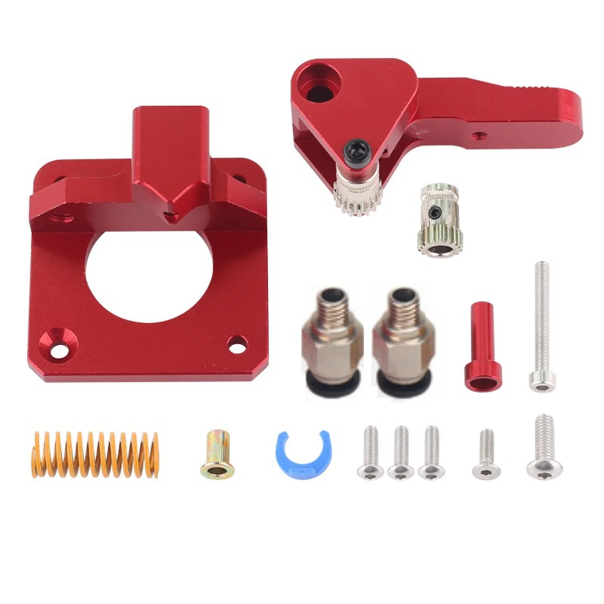 

New Upgrade Dual Gear Extruder for CR-10S PRO Ender-3 3D Printer Extruder 1.75mm Aluminum Drive Feed Double Pulley