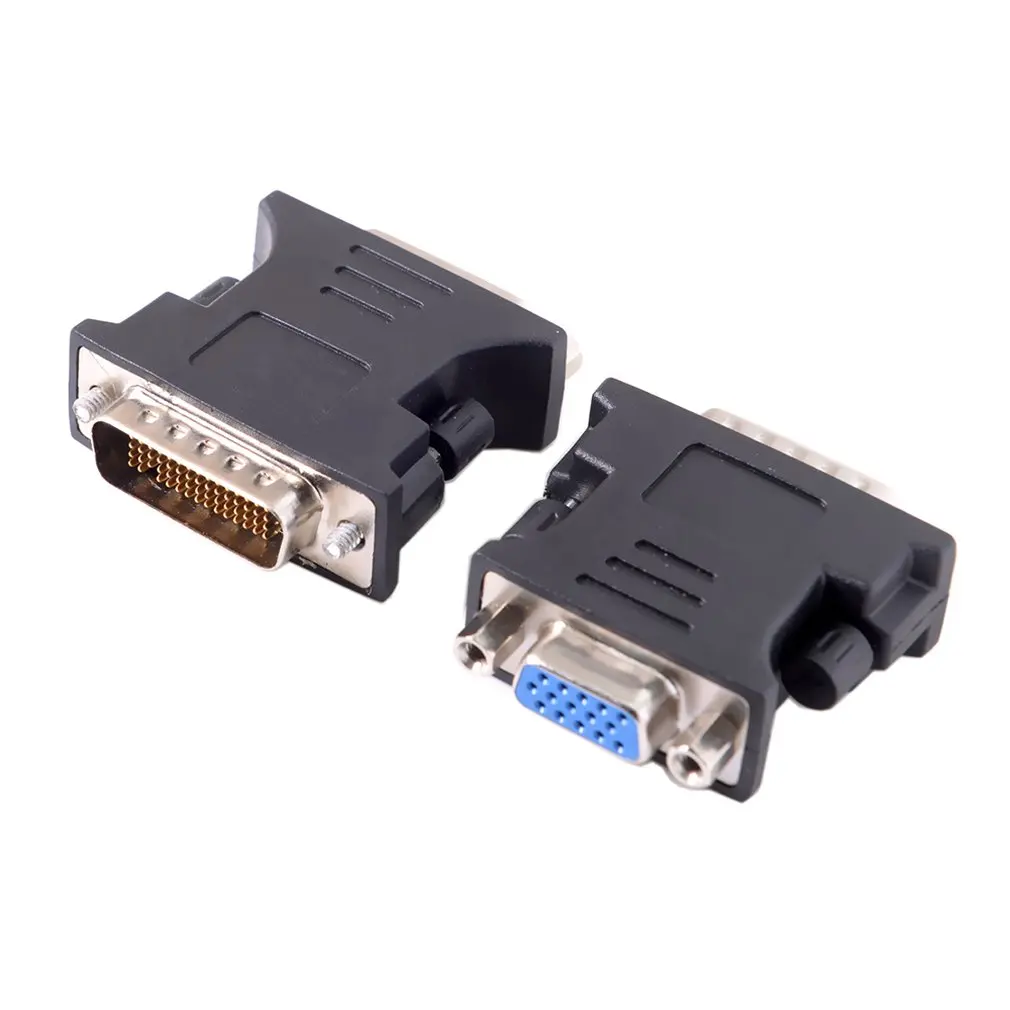 1 إلى 1 DMS-59 DMS59 59Pin DVI ذكر إلى 1-Port VGA أنثى فيديو Y الخائن كابل قصير 1 قطعة إلى 1 رصد