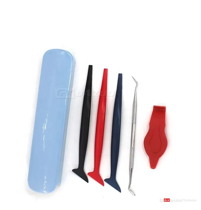 5 Pcs/Lot Window Tint Tools Car Vinyl Wrap Installation Tool Kit PPF Squeegee