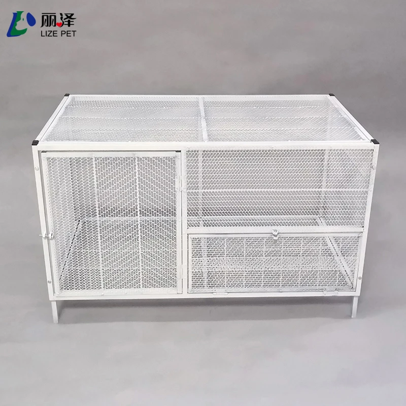

2025 LizePet Galvanized Metal Cheaper Chicken Coop Home Chicken Breeding Cage to Prevent Weasels 2 Pieces Cock Cages