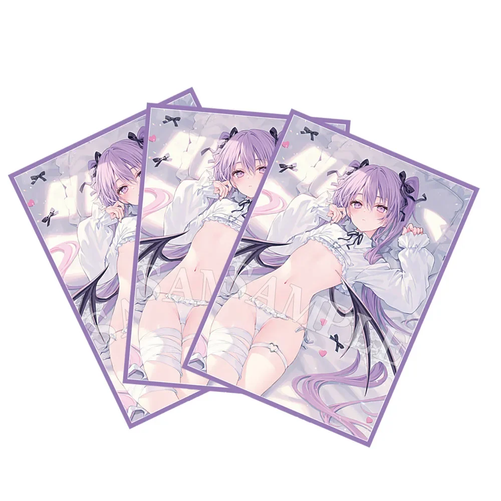 60PCS 67X92mm Anime Card Sleeves Top Loading Trading Card Sleeves for MTG Card Protector Compatible with PTCG/PKM