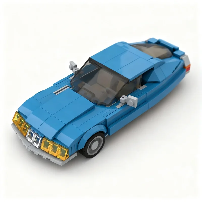 271-teiliger MOC Citroen SM City Champions Modellbausatz DIY Geschenk Kreatives Sammlerstück Deko-Display Premium für Erwachsene und Kinder Schreibtisch-Deko
