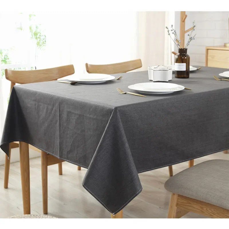 

Cotton Linen Tassel Rectangular Table Cloth Waterproof Towel Tablecloth for Table Wedding Decor Coffee Table Cover