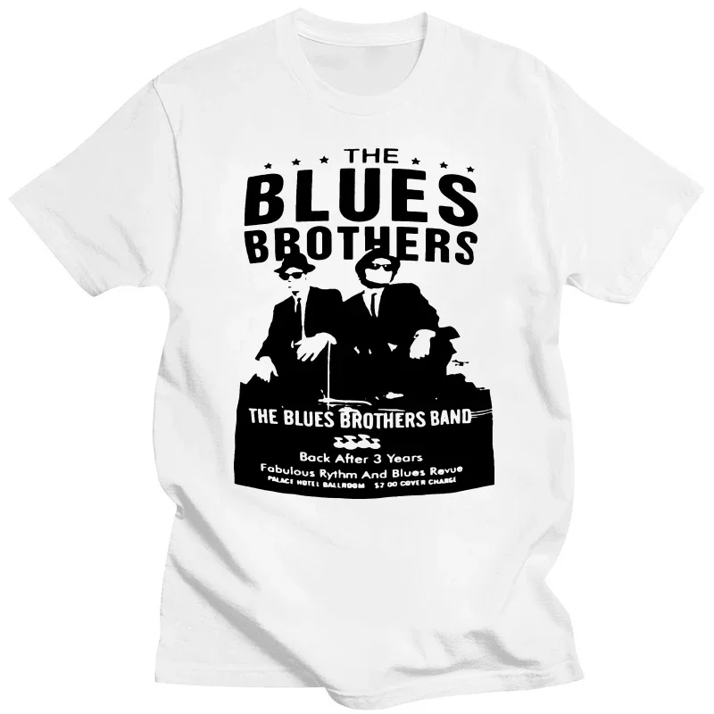 T-shirt the blues brothers band original movie cult 80 official jersey white manga vintage anime clothes harajuku men\'s t-shirts