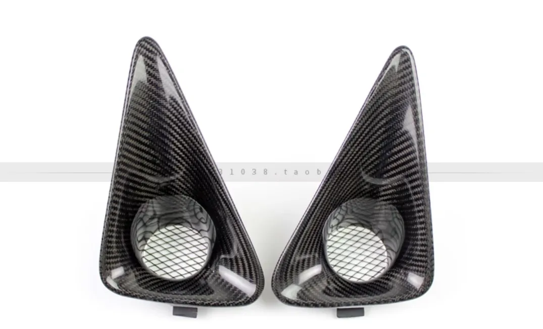 

FN2 TYPER Mugen Car Outside Exterior Foglight Cover Fits HONDA Civic Type R FN2 Carbon Fiber Accessories Tuning Body Kit