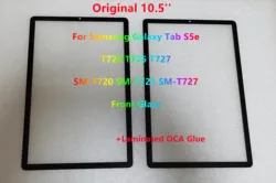 New 10.5'' For Samsung Galaxy Tab S5e T720 T725 T727 SM-T725 T727 T720 Touch Screen Front Glass Outer Panel + Laminated OCA Glue