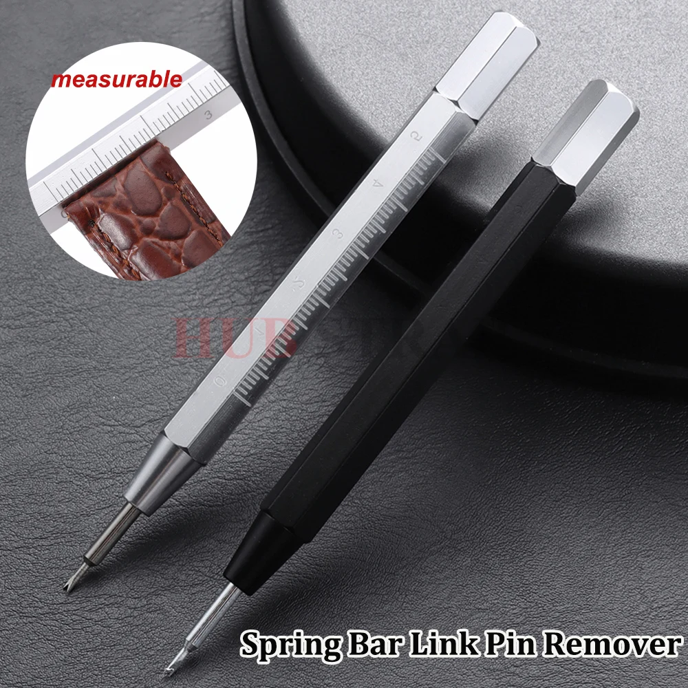 Uhrenarmband-Schnallen-Federsteg-Entferner Reparatur-Öffner Messwerkzeug Aluminiumlegierung Professionelle Uhrenwerkzeuge für Uhrmacher
