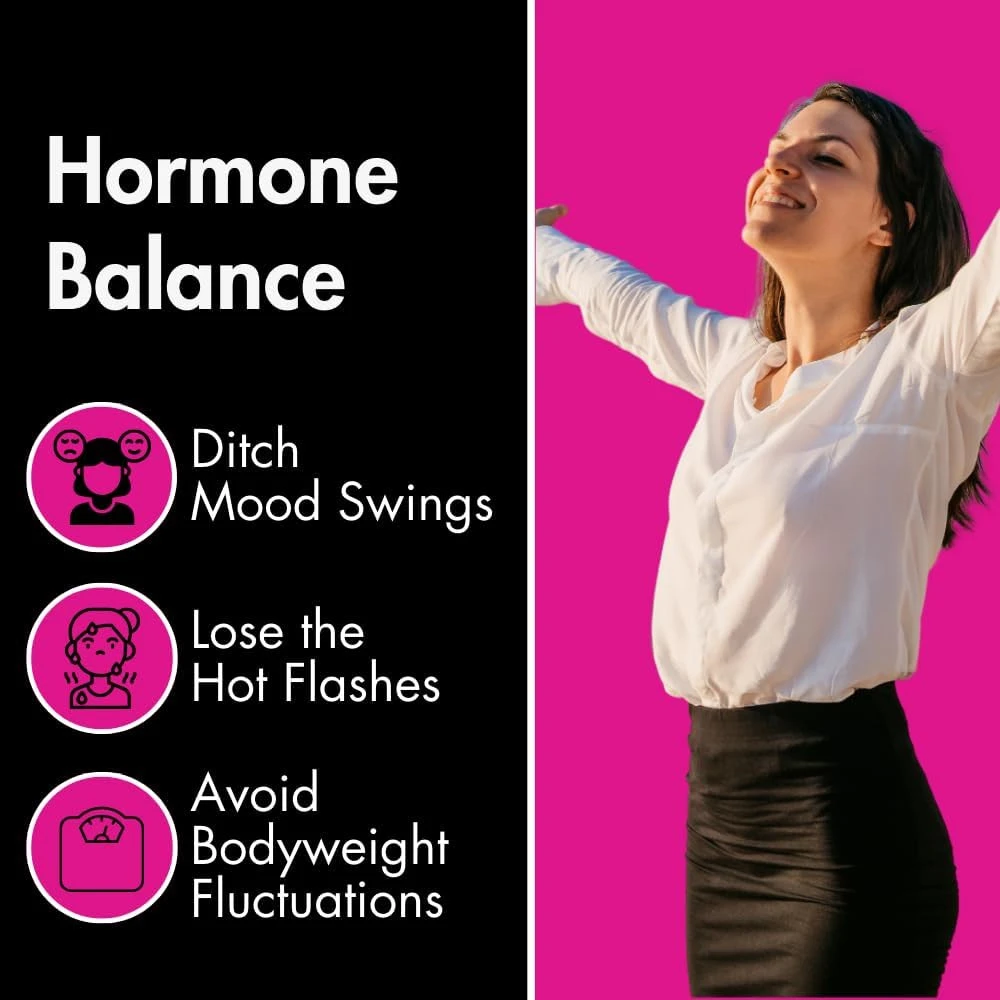 Hormone Balance Transdermal Patches for Relief for Fatigue,Mood Swings, Support for PMS,Menopause, PMDD 30 Patches