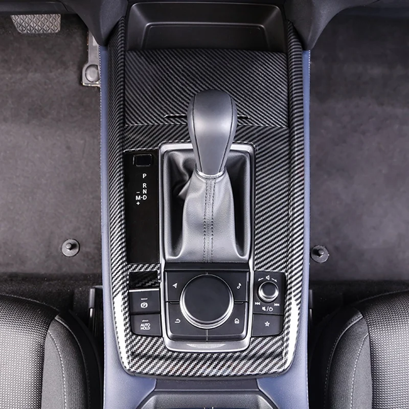 Car Central Gear Panel Control Panel Decal Car Gearbox Interior Modification For Mazda CX30 CX-30 2020-2021 LHD