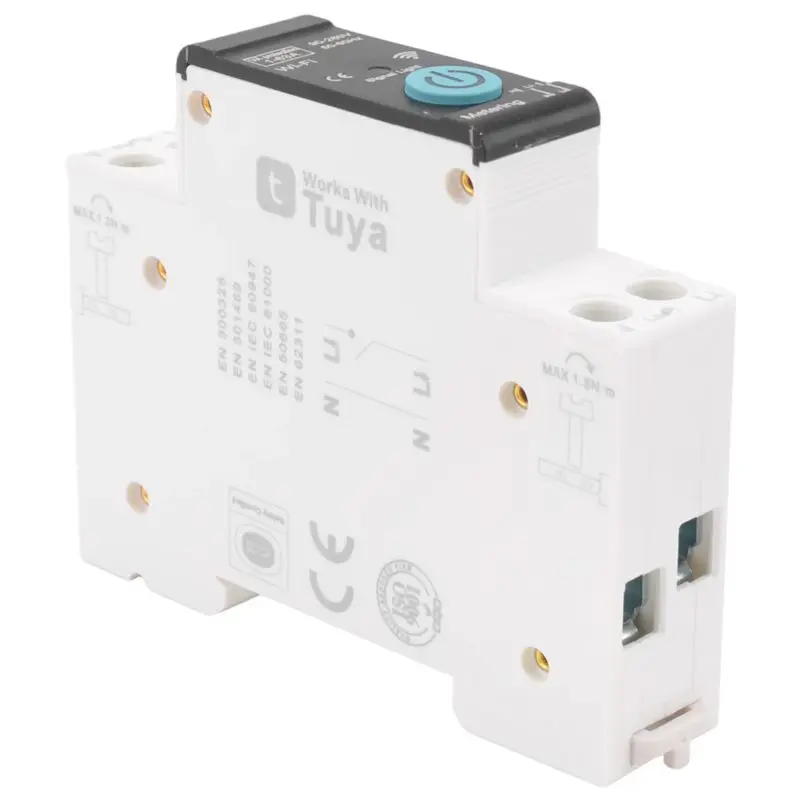 

Stylish-TUYA WIFI For Smart Circuit Breaker Relay Switch Voice Remote Control Energy Meter Voltage Current Protector For Smart H