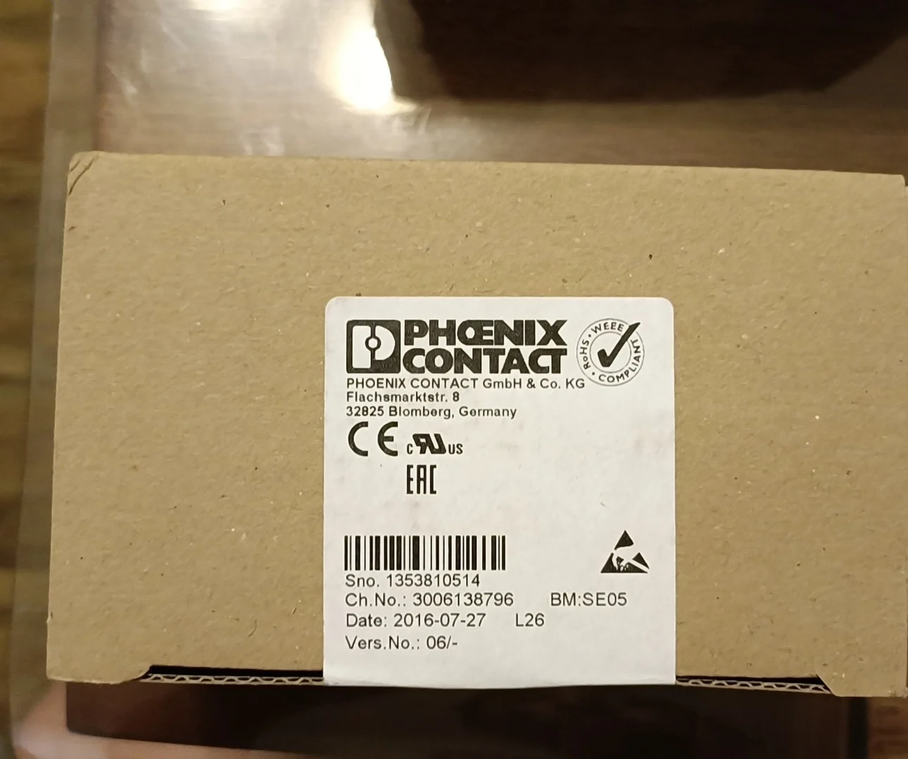 Original Phoenix PHCENIX CONTACT Module IB IL 24 DO8-PAC Module 2861289