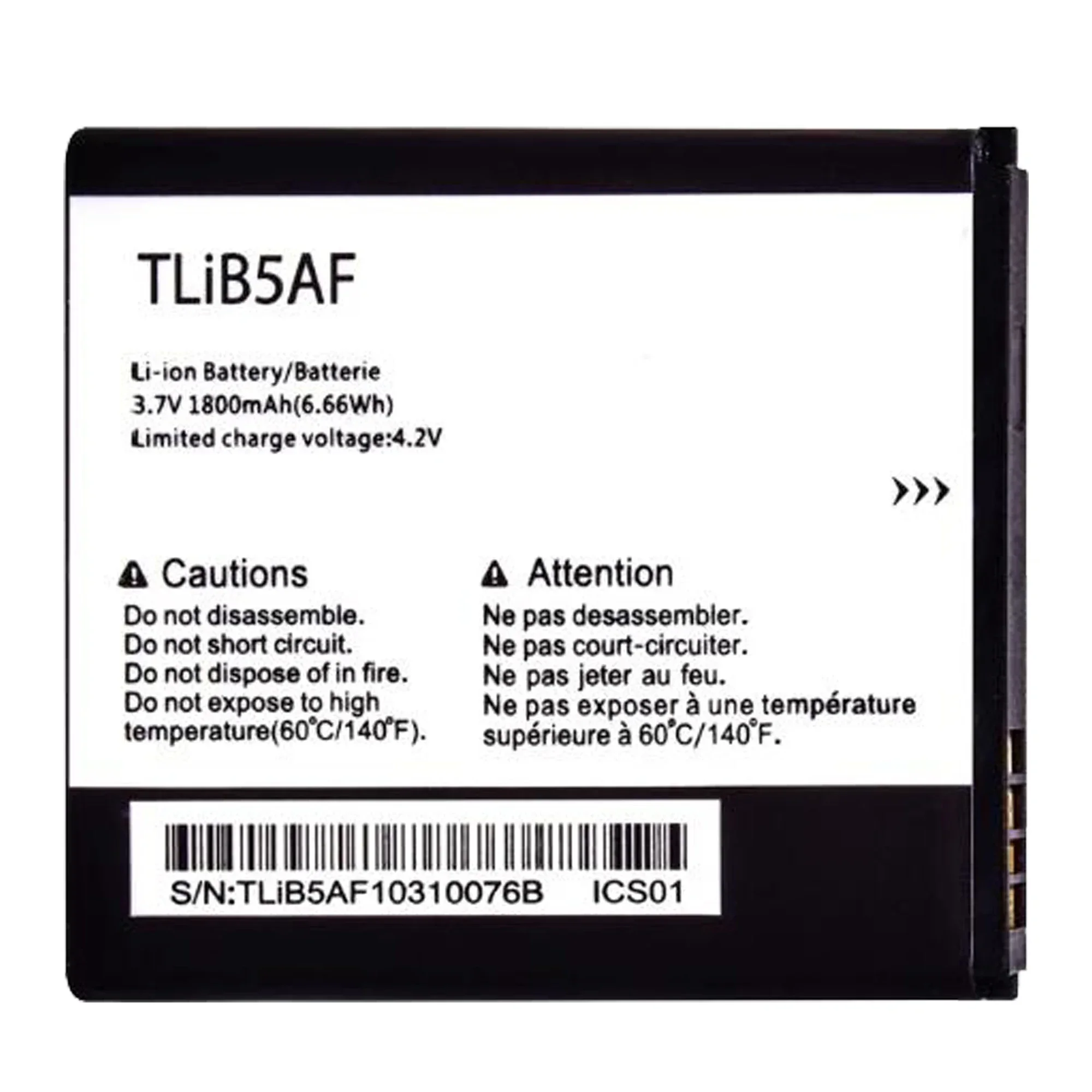 TLiB5AF Battery For Alcatel One Touch Pop C5 OT 5036 5036D 5037 5037D Original Capacity Mobile Phone Batteries Bateria