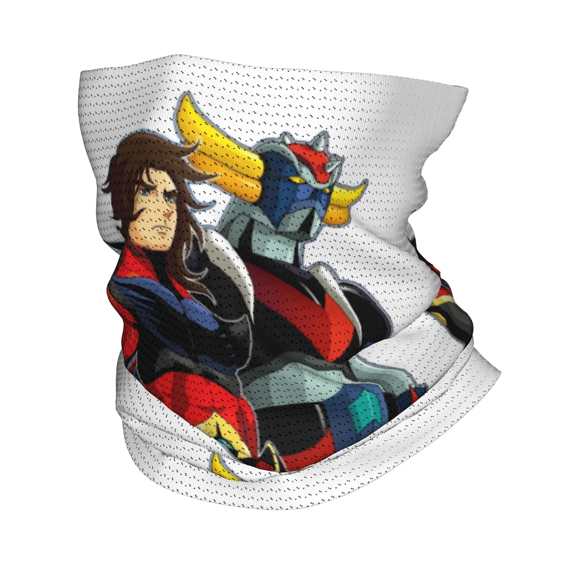 

Grendizer and Actarus Metal Bandana Neck Gaiter UV Protection Face Scarf Cover Ufo Robot Mazinger Z Headband Tube Balaclava