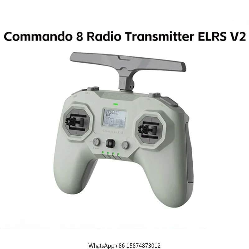 

iFli ght Commando 8 Radio Transm itter ELRS V2- ELRS 868/915MHz 1000mW V2 / ELRS 2.4GHz 500mW V2 FPV remote control