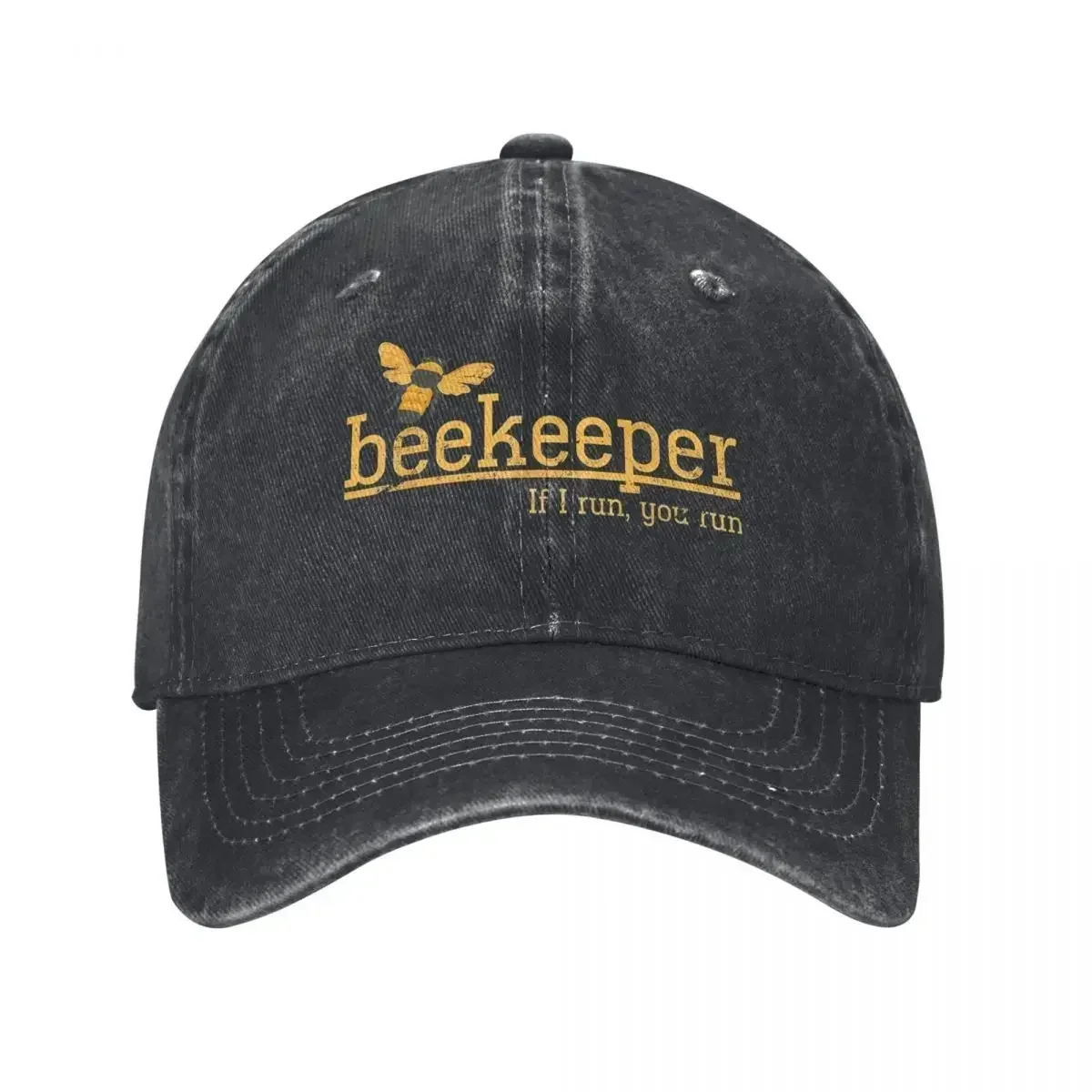 New Funny Bee Hive Honey Lover Gift Baseball Hat Unisex Sports Men'S Hip Hop Hat Breathable Bomber Jacket Cap Customizable