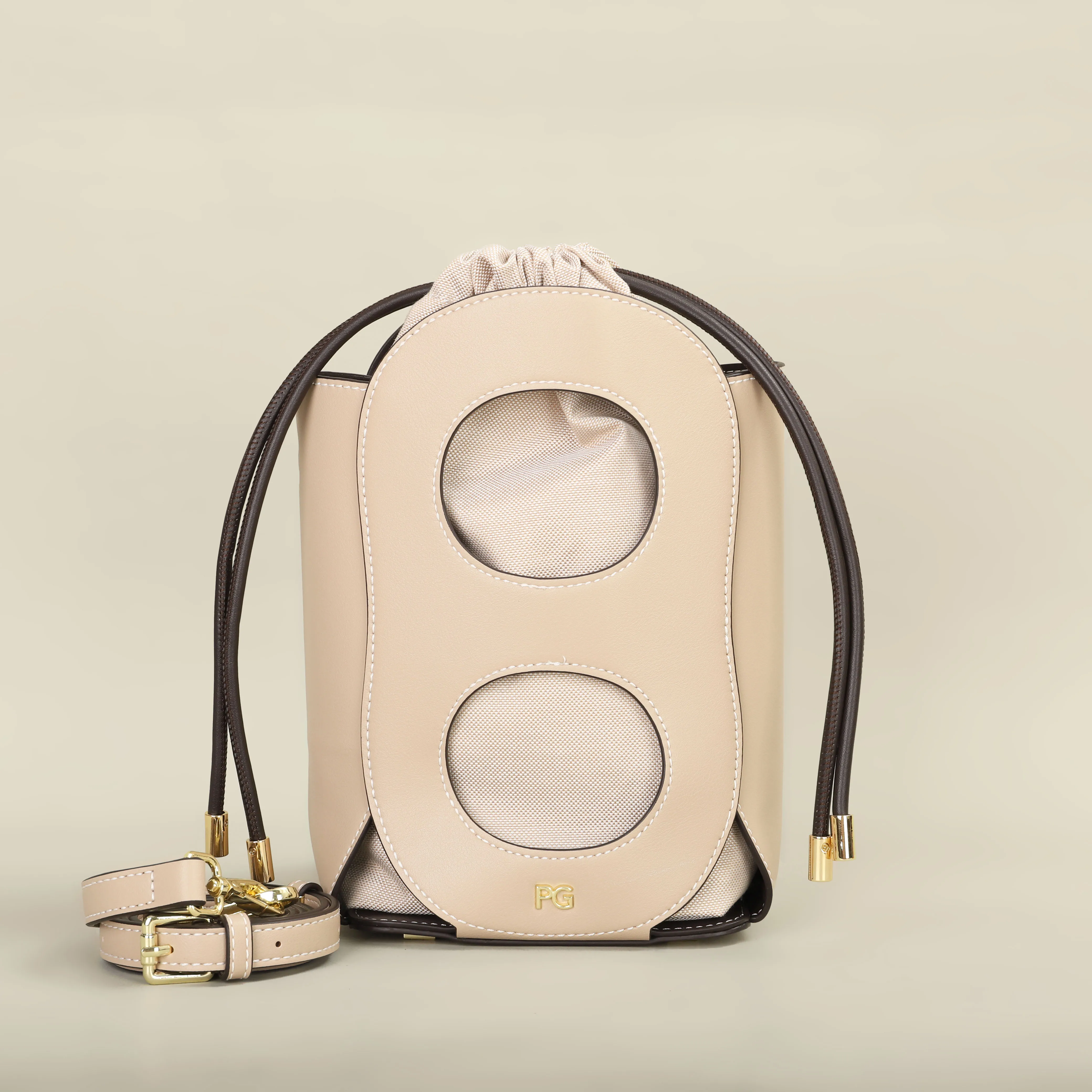 PATSY PG GARIS Damen-Umhängetasche Neue Luxusmarke Designer Hohldesign Klassische Modische Damen-Schultertasche – Detail 1