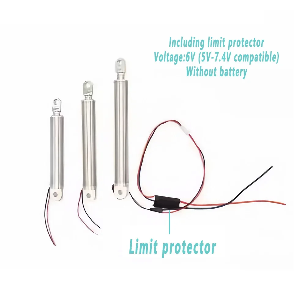 16mm Mini Telescopic Pen Type Linear Actuator 12V/24V Metal Electric Push Rod 10/20/30/50mm Load 20Kg For RC Truck Car Boat Toy