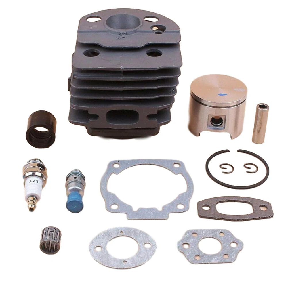 Cylinder Piston Kit W/ Intakes Fit For 50 51 55 55 Ranchers Nikasil 46mm Chainsaw Parts Cylinder Piston Kits Gaskets