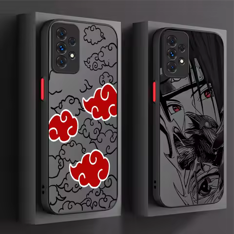 N-NARUTOS Itachi Pain Hard Case For Samsung Galaxy A07 A17 A34 A54 A05 A05S A24 A14 A53 A33 A23 A52 A52S A32 A22 A12 A71 A51 A31