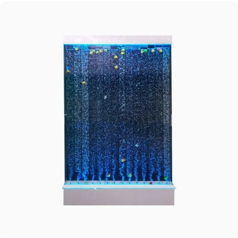 

Large Hotel Bubble Water Curtain Wall, Water Flow Screen, Feng Shui Dance Screen, Partition Wall, Water Scenery