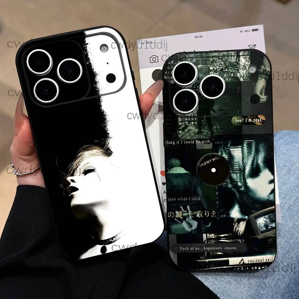 

Horro S-Silent H-Hill Remake Phone Case For iPhone 17,16,15,11,12,14,13 Pro Max Mini XS,XR,7 Plus 16E Air Soft Covers Fundas