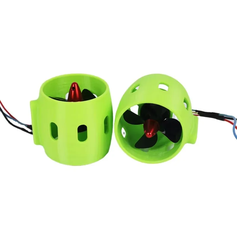 DC 12 V-24 V 20A 4-Blade Onderwater Jet Boegschroef Motor voor RC Robot Decoy Nest onderzeeër Borstelloze Motor Vissersboot