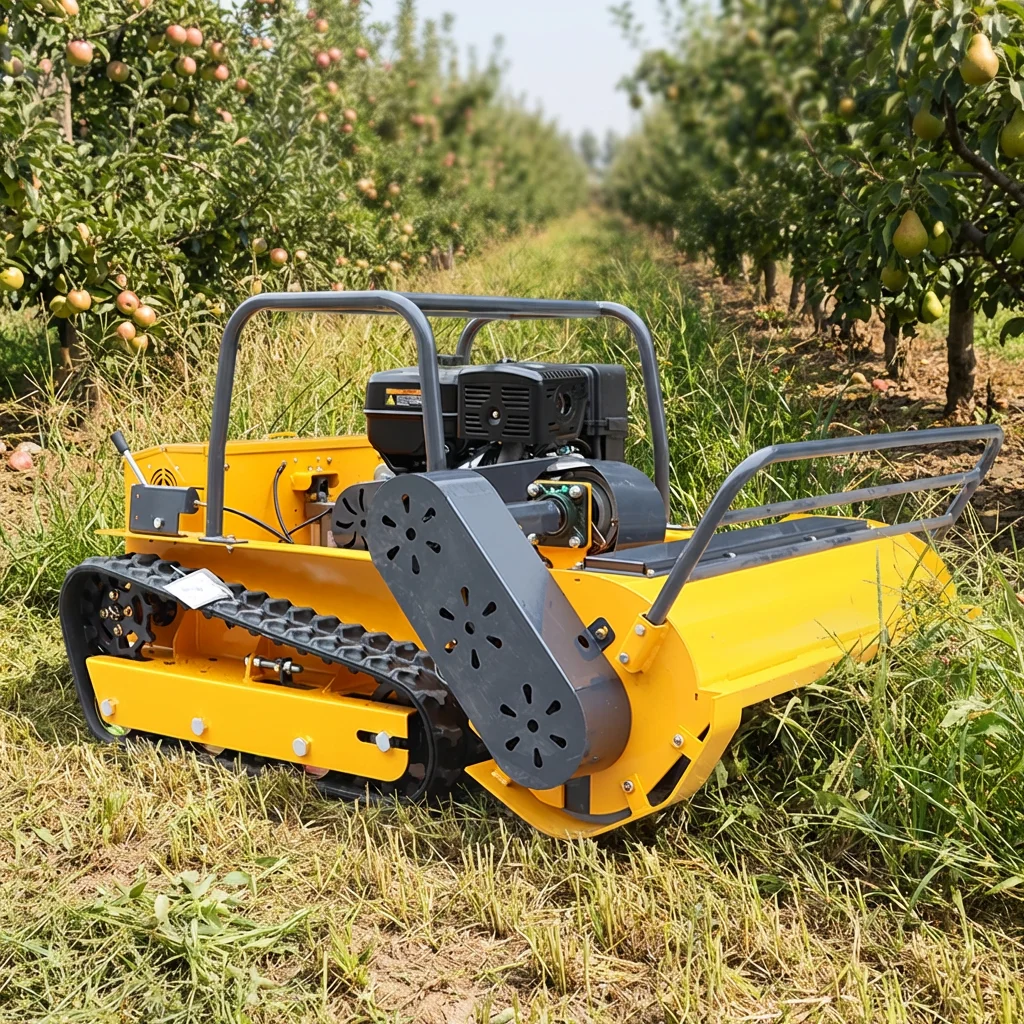 Heavy Duty Zero Turn  Powered Self Propelled Remote Control Lawn Mowers for Steep Slope Work
