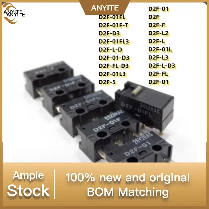 10PCS/Lot D2F-L L2 L3 01L L-D3 01FL-T  D2F-01  D2F  D2F-F D2F-L2  D2F-L D2F-01L D2F-L3  D2F-L-D3 D2F-FL D2F-01  D2F-01F D2F-01FL