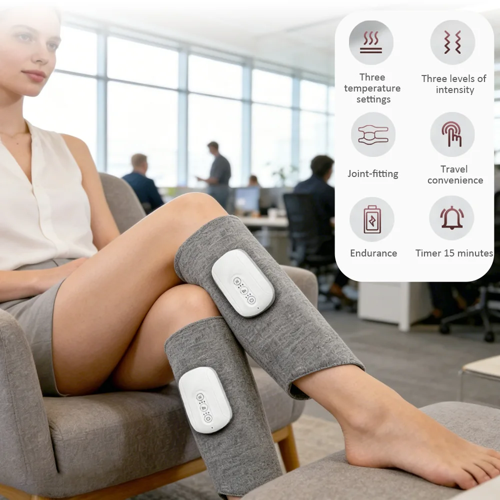 Leg Massager Air Compression Electric Calf Massager Foot Muscle Relaxation