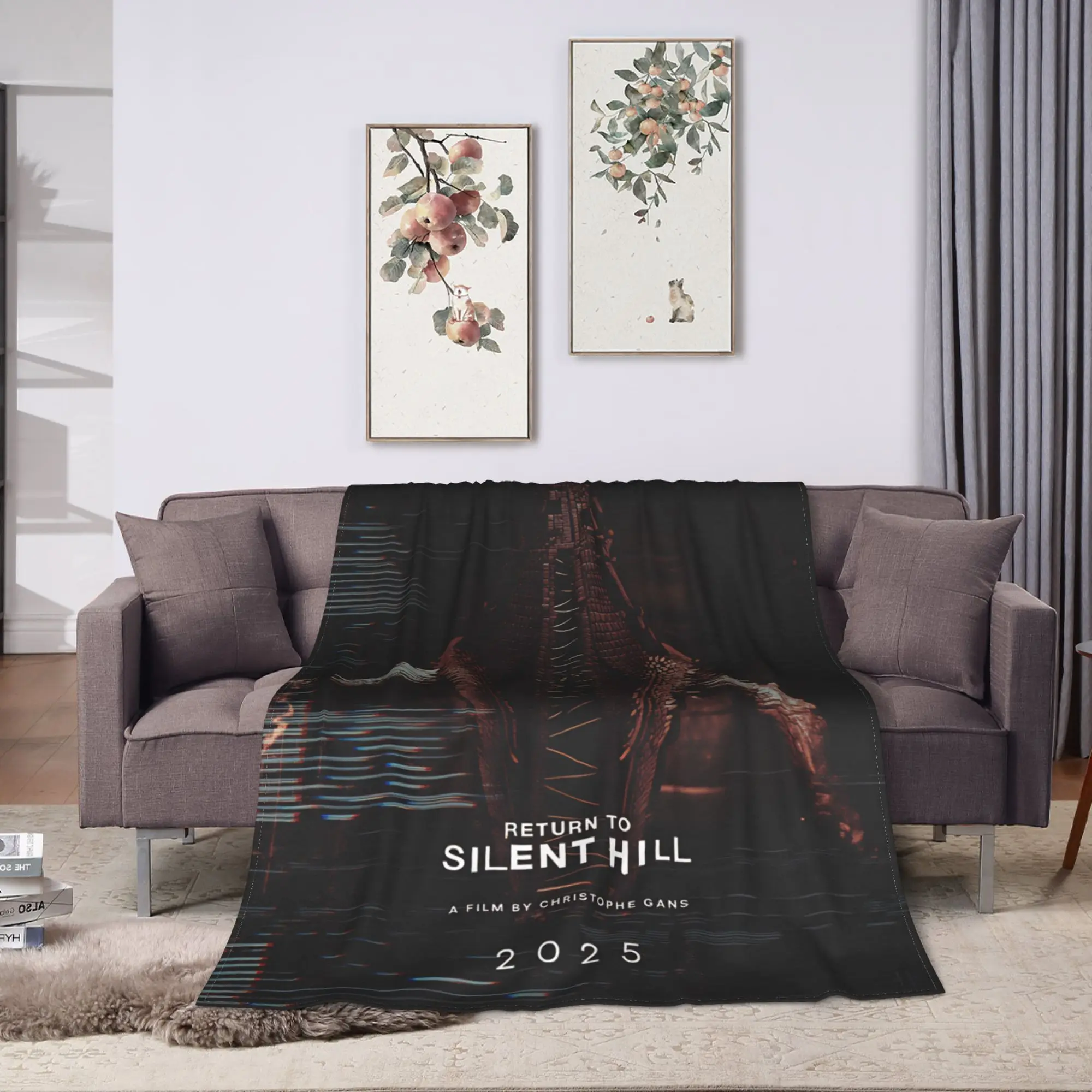 Return to Silent Hill Super Soft Blanket Movie  Travel Plush Throw Blanket Fashion Living Room Flannel Bedspread Sofa Bed Cover