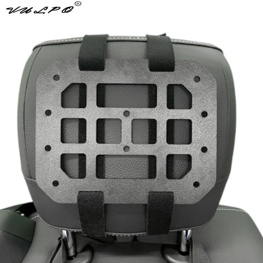 

VULPO Tactical Vehicle Seat Headrest MOLLE Panel Car Back Seat Organizer Holder Storage Platform Car interior Accessories