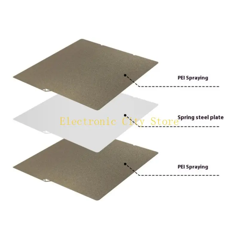 Printer Build Plate Flexible PEI Sheet Easy Installation for S1 Printer HU8D