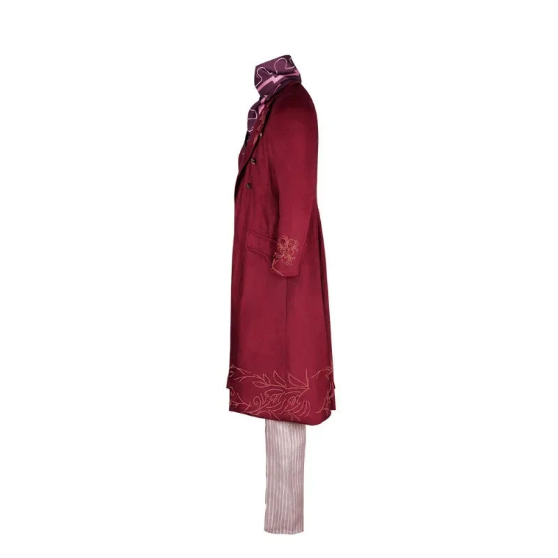 Anime Willy Hat Cosplay Costume Movie Chocolate Wonk Factory Men Halloween Roleplay Clothes view 3