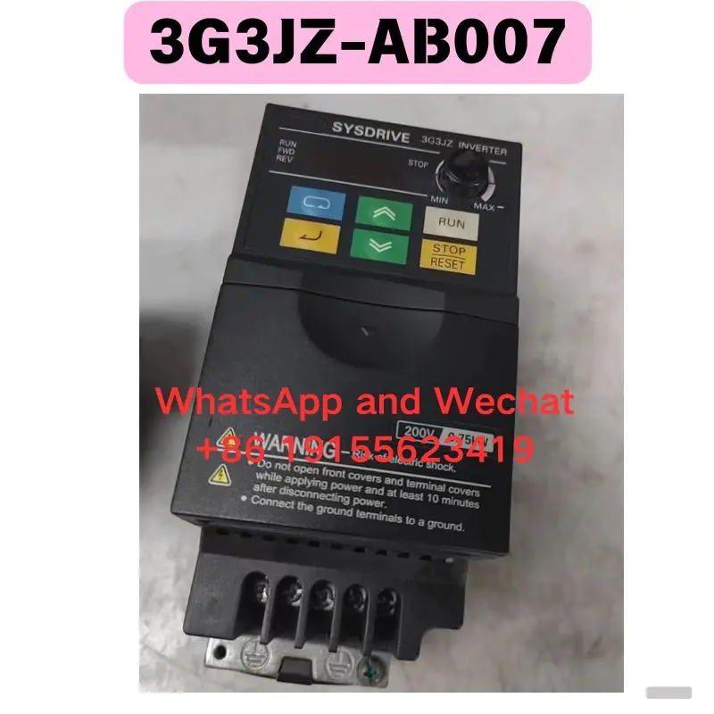 

Used 3G3JZ-AB007 Frequency converter Functional test OK