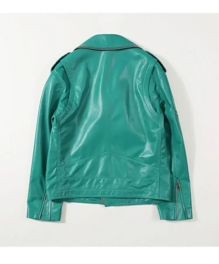 Frühling Herbst Mantel Weibliche Echt Leder Jacke Aus Echtem Leder Jacke Frauen Aus Echtem Leder Frau Motorrad Jacken Koreanische PY14