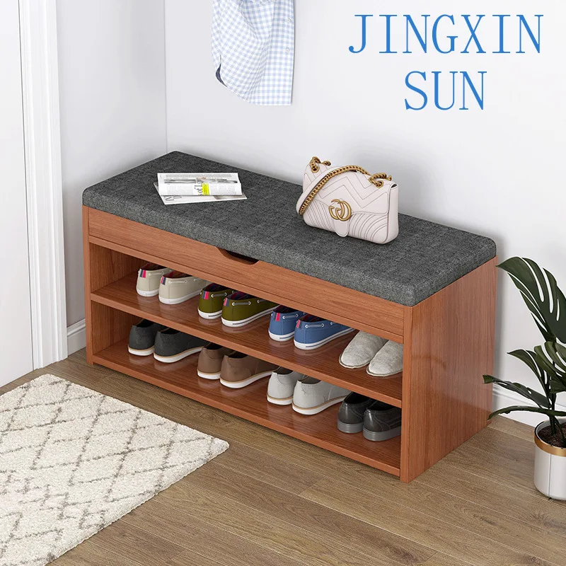 Strip shoe changing stool,e wearing  cabinet rack,can sit  porch entrance of the house