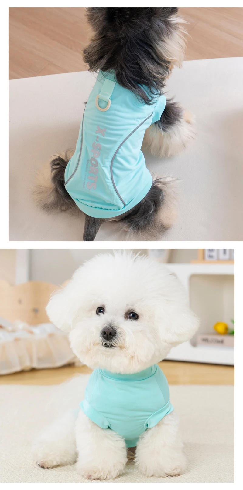 Camiseta de verano sin mangas para perros York pequeños y medianos - imagen 3