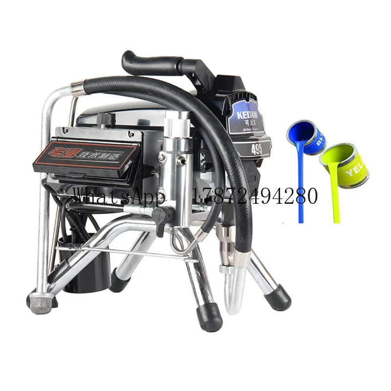 495 Professional Airless Paint Sprayer 3000W 3L Airless Spraying Machine for Home Improvement And Professional Painting