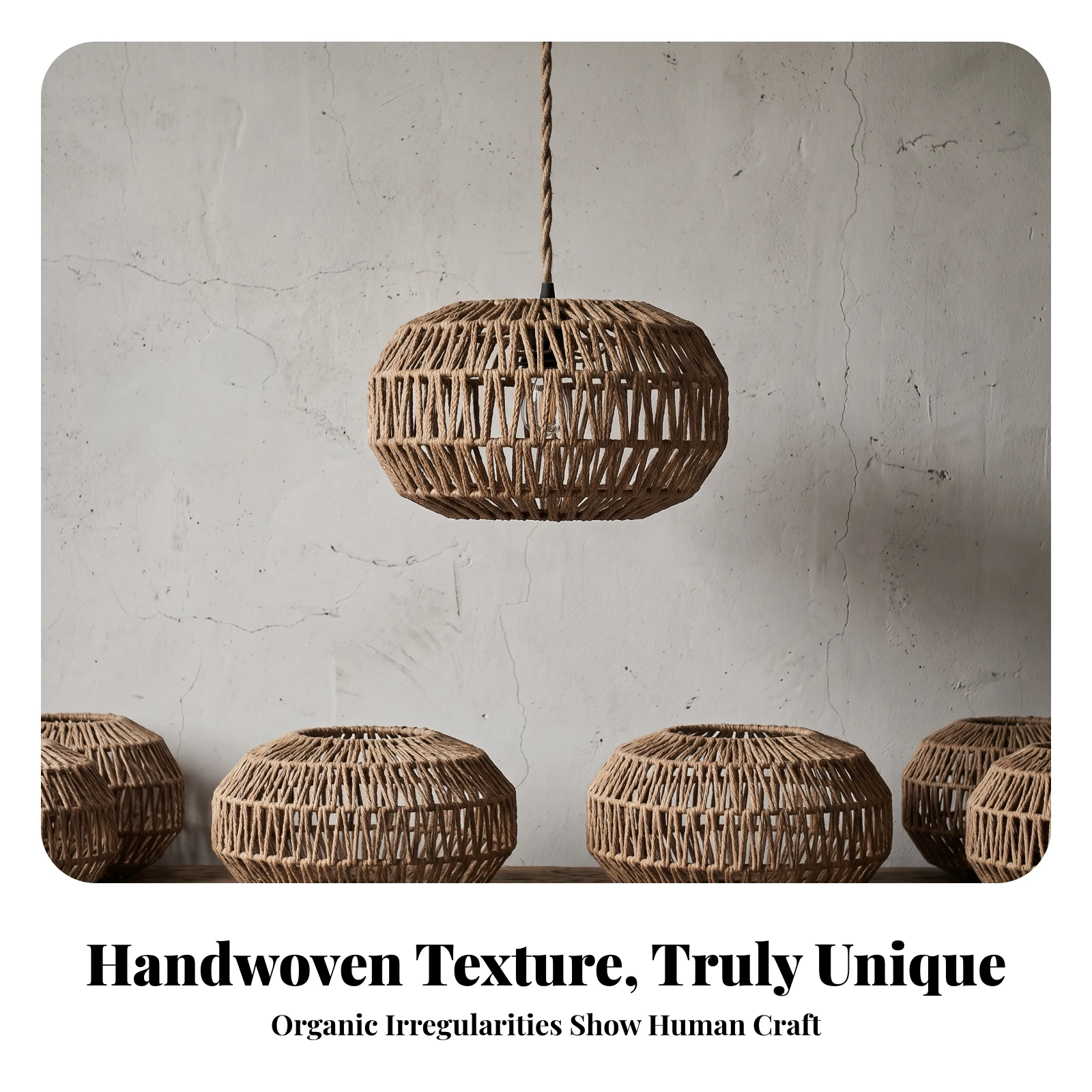 Woven Paper Lampshade Farmhouse Woven Lamp Shade Drum Lampshade with Cord Organic Lattice Weave Lamp Shade Lightweight