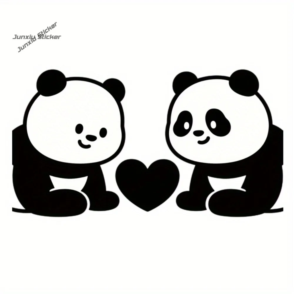 

Cute Panda Vinyl Sticker - Self-Adhesive Decal for Car Glass, Motorcycle Tank, Bedroom Wall Bathroom Door Window Panda Stickers